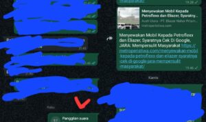 Humas PT. Eliazer Bantah Blokir Nomor HP, Wartawan dan Geuchik Ring 1 Cluster IV: Bek Sulet Lam Buleun Puasa