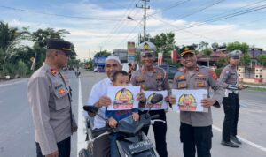 Polres Aceh Utara Gencarkan Sosialisasi Layanan Hotline Mudik Polri 110