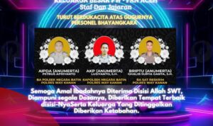 Polri Berduka Atas Gugurnya Tiga Orang Prajurit Polri di Lampung Ketika Lakukan Pengrebekan Lokasi Sabung Ayam