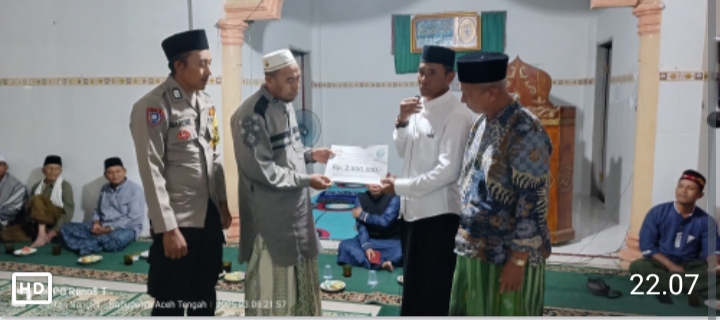Tim Safari Ramadhan Kabupaten Aceh Tengah Kunjungi Masjid Baitul Hamdi PantanNangka,