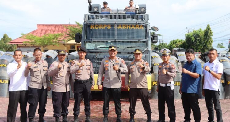 Siaga May Day, Polres Aceh Timurmur Gelar Latihan Dalmas