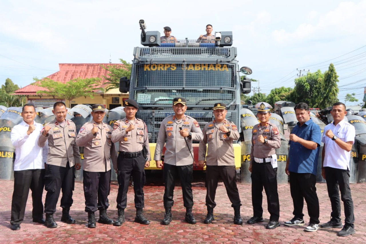 Siaga May Day, Polres Aceh Timurmur Gelar Latihan Dalmas