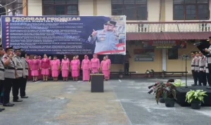 Kapolres Siantar Pimpin Sertijab AKP David dan Iptu Suhaira