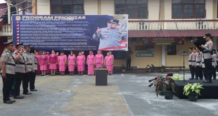 Kapolres Siantar Pimpin Sertijab AKP David dan Iptu Suhaira