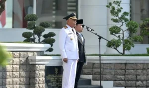 Wagub Surya Pimpin Upacara Hari Otda ke-30, Ingatkan Pemprov Sumut Jangan ‘Jalan Sendiri-sendiri’