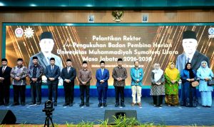 Estafet Kepemimpinan UMSU: Prof Akrim Resmi Dilantik Jadi Rektor, Prof Agussani Jabat Ketua BPH Periode 2026-2030
