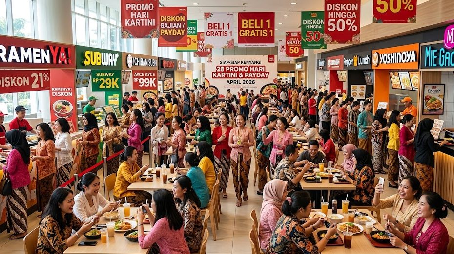 28 Promo Hari Kartini & Payday April 2026: Makan Enak Cuma Rp15 Ribu!