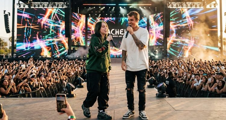 Kejutan Coachella! Justin Bieber Ajak Billie Eilish Naik Panggung