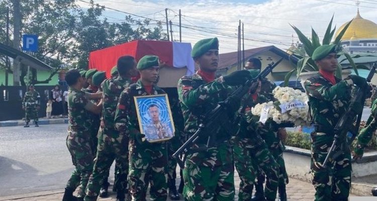 Prajurit Terbaik TNI Gugur di Lebanon, Dimakamkan Secara Militer di TMP Lubuk Pakam