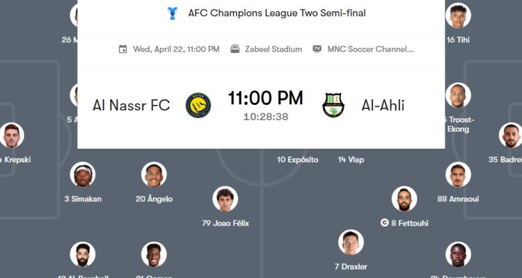 Cara nonton live streaming Al Nassr vs Al Ahli di HP