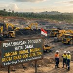 Pemerintah Pangkas Produksi Batu Bara di RKAB 2026