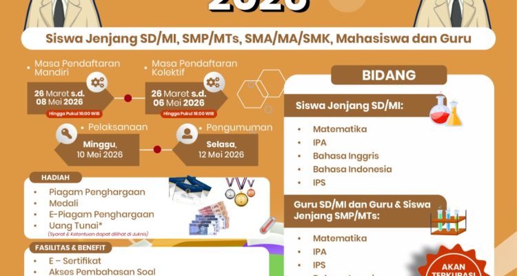 POSI Gelar Kompetisi Sains Hardiknas 2026 Gratis, Siantar-Simalungun Ayo Buruan Daftar!