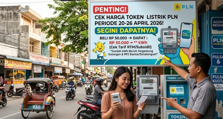 Segini Harga Token Listrik PLN Periode 20-26 April 2026, Cek Dulu Biar Gak Kaget Pas Isi Ulang!