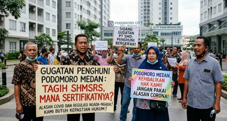 Penghuni Podomoro Deli Medan 'Serang Balik' PT SMD di Persidangan