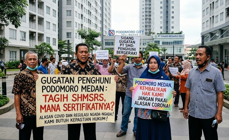 Penghuni Podomoro Deli Medan 'Serang Balik' PT SMD di Persidangan
