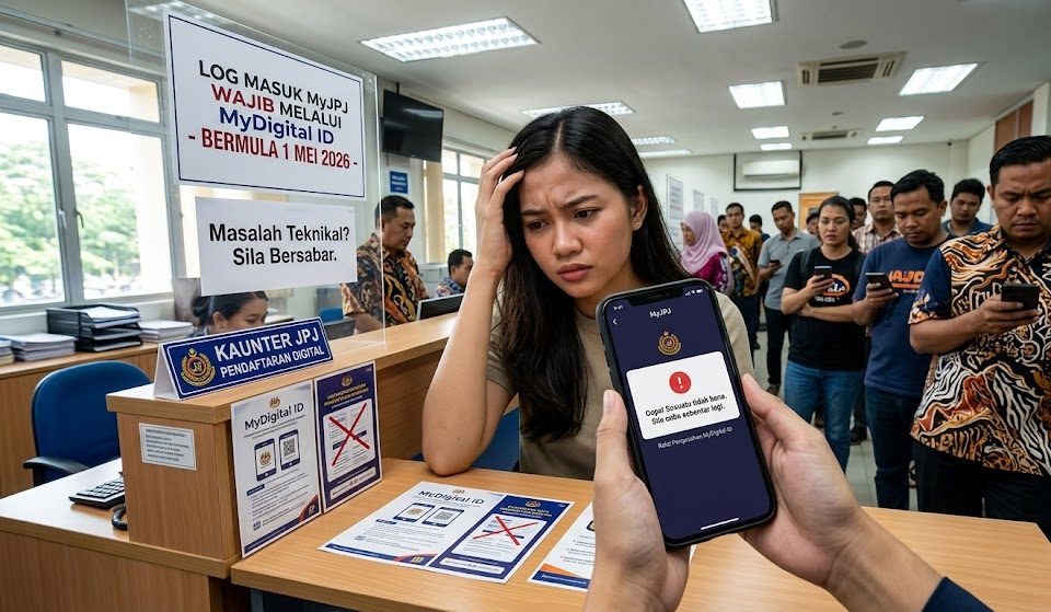 Alamak! Login MyJPJ Pakai MyDigital ID Malah Bikin Pusing, Warga Ngeluh Muncul Pesan 'Oops!'