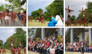 Naposo Sigumpar Perankan Jalan Salib, Bupati Toba Ajak Warga Maknai Kebangkitan Kristus di Paskah Oikumene 2026