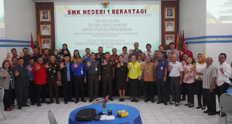 Kejaksaan Negeri Karo Gelar "Jaksa Peduli Pendidikan", Dorong Lahirnya Generasi Emas 2045 Bebas Korupsi